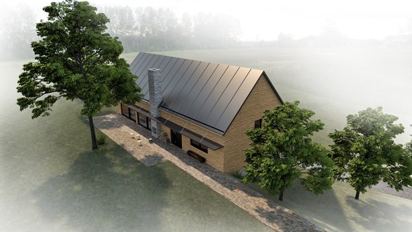 Visualization of the new scout clubhouse in Ricany